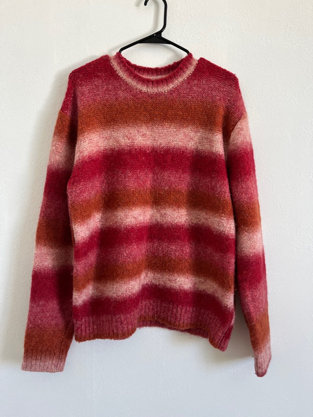WOOYOUNGMI Wool-blend Striped Sweater In Red Size EU 46